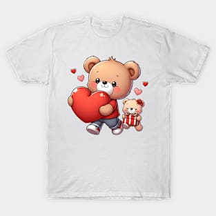 Valentine's Cartoon Delights T-Shirt T-Shirt